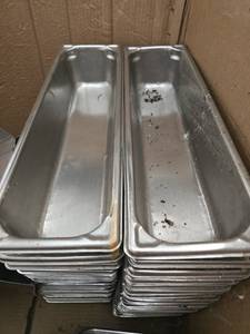 lot 50559 image: Lot Of 9 Hotel Pans