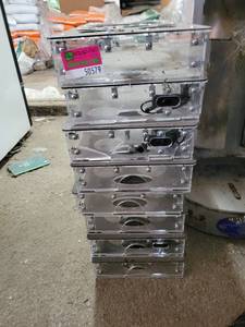 lot 50579 image: Lot Of 8 Lighted Vodka Display Cases