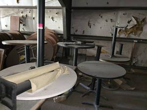 lot 50587 image: Lot Of 8 Assorted Size Round Top Tables