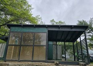lot 100 image: 19ft Greenhouse Shed with Veranda