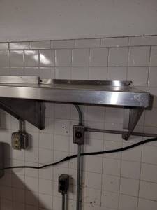 lot 31558 image: Stainless Steel Wall Shelf