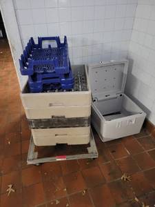 lot 31576 image: Lot Of Assorted Items, Including Fire Safe, Dish Racks And More