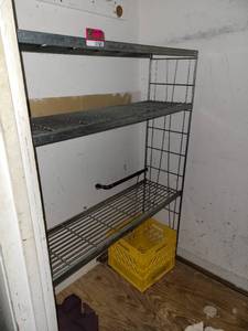 lot 31585 image: 3 Tier Metal Shelf