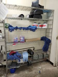 lot 31593 image: Lot Of 2, Metro Shelf, Contents Included