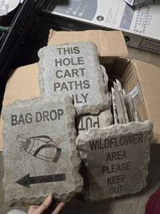 lot 33033 image: Case Of Signs