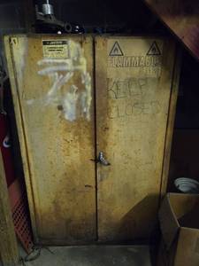 lot 33055 image: Flammable Cabinet - Contents Not Included