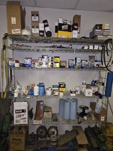 lot 33089 image: Contents Of Shelf - Lawn Care Engine Filters