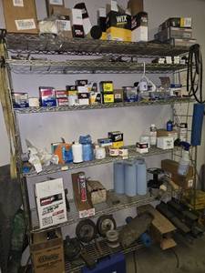 lot 33090 image: 6ft Metal Shelf - Contents Not Included