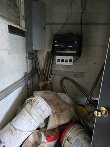 lot 46515 image: Contents Of Pool Closet W Railing, PA Equipment, And More