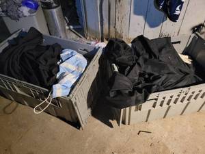 lot 81608 image: Assortment Of Table Cloths, Including Black Table Cloths