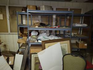 lot 81621 image: Lot Of 3 Metro Shelves And More