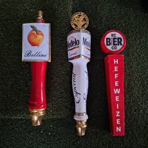 lot 27159 image: (3) Beer Taps