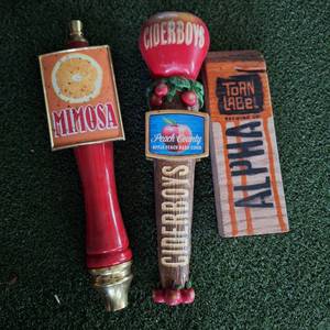 lot 27160 image: (3) Beer Taps