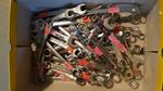 Lot of 53 Misc SAE & Metric Wrenches