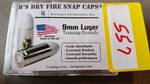 10 Pack of B's Dry Fire Snap Caps 9mm White Tip
