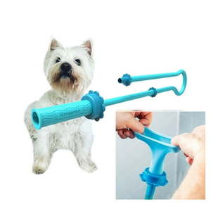 lot 1377 image: Rinseroo XL Slip-on Dog Wash Hose Attachment. Pet Bather for Showerhead and Sink. (Not for use on Tub Faucet)Handheld Shower SprayerWasher. 6 Foot Hose. Fits Heads up to 6 Wide. No Installation