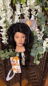lot 1452 image: MAGIC - IT S A WIG SYNTHETIC HAIR FULL WIG SHORT CURLY SIDE PART P1B30
