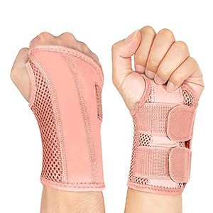 lot 5639 image: NuCamper Wrist Brace Carpal Tunnel Right Left Hand for Men Women, Night Wrist Sleep Supports Splints Arm Stabilizer with Compression Sleeve Adjustable Straps,for Tendonitis Arthritis Pain Relief