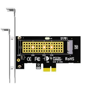 lot 5643 image: GLOTRENDS PA09-X1 M.2 NVMe to PCIe X1 Adapter for 2230224222602280 M.2 NVMe SSD, PCIe X1 Installation