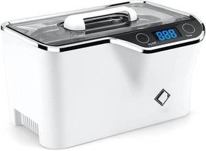 lot 5651 image: LifeBasis Ultrasonic Jewelry Cleaner Ultrasonic Cleaner Machine Portable 600ML Touch Control, with Watch Holder for Jewelry, Eyeglasses, Retainer, Watches, Dentures, Rings, Coins, 100-120V 35W