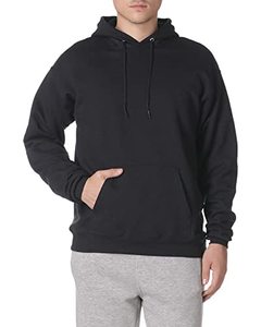 lot 5678 image: Hanes mens Ultimate Cotton Heavyweight Pullover Hoodie sports fan sweatshirts, Black, Small US