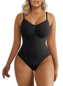 lot 5729 image: SHAPERX Womens Shapewear Bodysuit Tummy Control Body Shaper Seamless Sculpting Snatched Waist Body Suit LXL