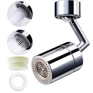 lot 5735 image: 720° Swivel Sink Faucet Aerator,Big Angle Spray Aerator Dual Function Kitchen Faucet Aerator, Bathroom Faucet Mounted for Face Washing, Gargle and Eyewash Station Faucet Aerator