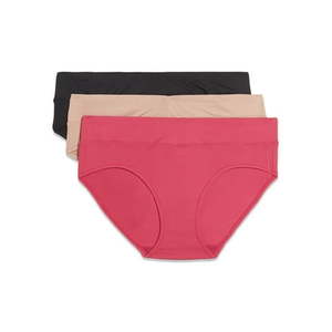 lot 5777 image: Warners Blissful Benefits Dig-Free Comfort Waist Moisture-Wicking Microfiber Brief RU4963W Medium