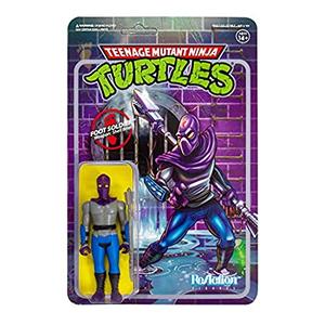 lot 5793 image: Super7 Teenage Mutant Ninja Turtles Foot Soldier 3.75 in Reaction Figure