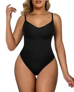 lot 5803 image: SHAPERX Womens Shapewear Bodysuit Tummy Control Body Shaper Seamless Sculpting Snatched Waist Body Suit 2x3x