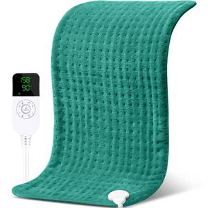 lot 5833 image: NOWWISH Heating Pad for Back Pain & Cramps - 17 x 33, Moist Heat & Auto Shut Off, Machine Washable - Mothers Day Gifts for Women, Mom, Wife, Sister - Green