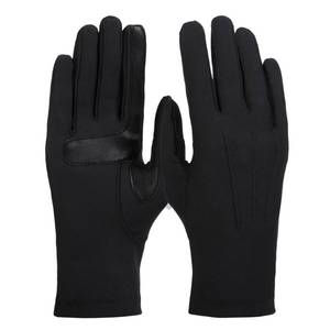 lot 5839 image: isotoner womens Stretch Classics Fleece Lined Winter Gloves, Black, One Size US