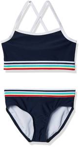 lot 5866 image: Kanu Surf girls Tanya Upf 50 Beach Sport Athletic Bikini Two Piece Swimsuit, Tanya Navy, 12 US