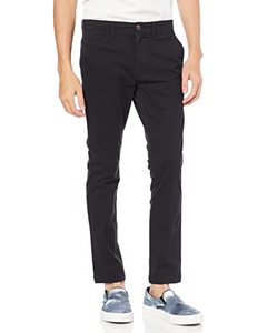 lot 5877 image: Amazon Essentials Mens Skinny-Fit Casual Stretch Chino Pant, Black, 36W x 30L