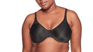 lot 5882 image: Bali Womens Passion for Comfort Minimizer Underwire Bra DF3385, Black, 44D