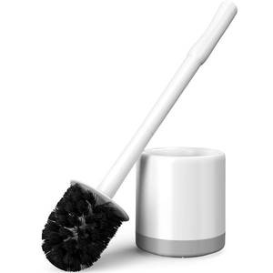 lot 5887 image: Vacplus Toilet Bowl Brush and Holder, Compact Toilet Brush for Bathroom with Holder, Quick-Dry Toilet Bowl Cleaner Brush with Dense Bristles, Toilet Scrubber for Deep Cleaning, Easy Assembly