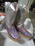 Blazin Roxx Children's Jolene Glitter Pink Boots, Size 11.