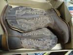 Rustic Brown Boots, size 9 C.