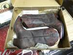 Ariat Dephine, Wing Tip Boots, Barn wood, Size 8 B.