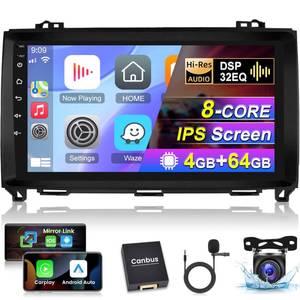 lot 4529 image: 8 Core 464 Android 13 Car Stereo for Mercedes Benz B200 W169 W245 W639 Viano Vito Sprinter W906 2008-2011 - 9 inch IPS Touchscreen Radio - Carplay & Android AutoDSP 32EQ  AHD Backup Camera - Retail $191.61