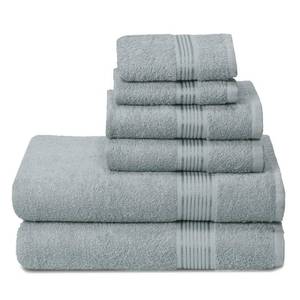 lot 60148 image: Belizzi Home Ultra Soft 6 Pack Cotton Towel Set, Contains 2 Bath Towels 28x55 inch, 2 Hand Towels 16x24 inch & 2 Wash Coths 12x12 inch, Ideal Everyday use, Compact & Lightweight - Jade