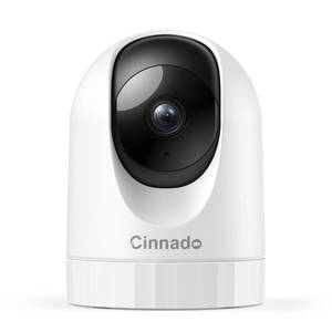 lot 60154 image: Cinnado Security Camera Indoor-2K 360° WiFi Cameras for Home SecurityPetDogBaby Camera with Phone app, 2-Way Audio, Night Vision, 247 SD Card Storage, Works with Alexa & Google Home (2.4Ghz)-D1