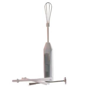 lot 60169 image: Norpro Cordless Mini Mixer, 5 Piece Set, One Size, White