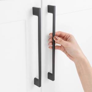 lot 60181 image: ASKANO Pack of 1, 8-1316 Inch Hole Centers, Polished Chrome Wide Foot Kitchen Cabinet Pull Handle ZP2205  Solid Hardware for Drawer, Dresser, Bathroom, Vanity, Furniture Door, Cupboard, 8.8