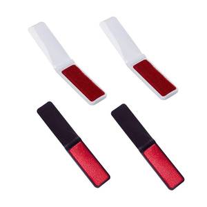 lot 60220 image: NentMent 4 Pack Folding Lint Brush Foldable Reusable Portable Mini Lint Remover Brushes for Pet Hair Remover Clothing Dust Removal Garment Fabric Fluff Cleaning Tool Travel Car Work Backpack Purse