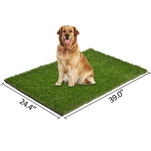 lot 60257 image: Dog Grass Large Patch Potty, Artificial Dog Grass Bathroom Turf for Pet Training, Washable Puppy Pee Pad, Perfect IndoorOutdoor Portable Potty Pet Loo (Replacement Grass for 41X26.8 Tray)