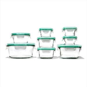 lot 60265 image: OXO Good Grips 16 Piece Glass Smart Seal Airtight Everyday Container Set