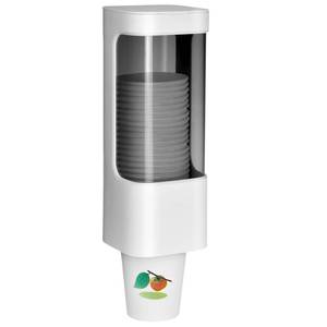 lot 60267 image: Cup Dispenser Wall Mounted Bathroom Cup Holder, 3oz-5oz Disposable Paper Cup Plastic Cup Dispenser, Water Cooler Dispenser Cup Holder with Paste Plate for Home Office Hospital Gym