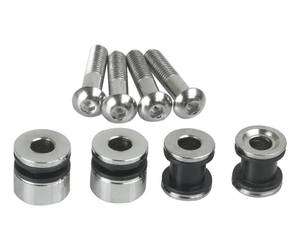 lot 60283 image: SWESGI Motorcycle Docking Hardware Kit for 2000-2022 Harley Softail Detachable Sissy Bar Solo Rack,Chrome