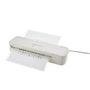 lot 60289 image: Amazon Basics 9-Inch Thermal Laminator Machine, White